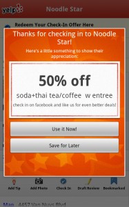 50% off Yelp Deal